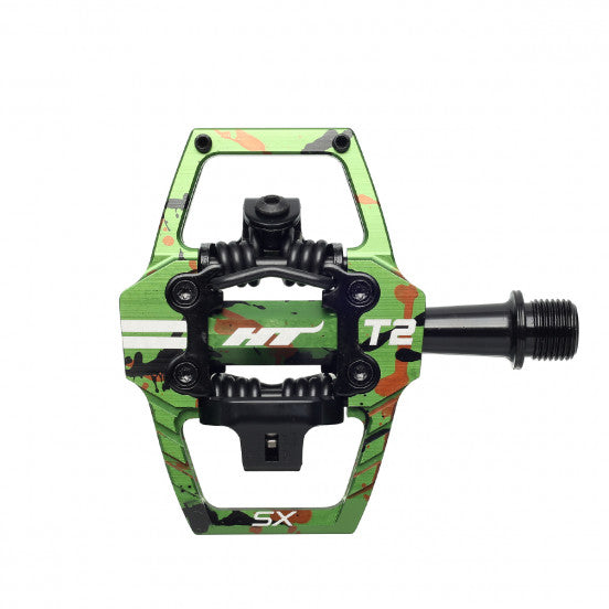 HT COMPONENTS T2 SX Pedali BMX Verde Camo