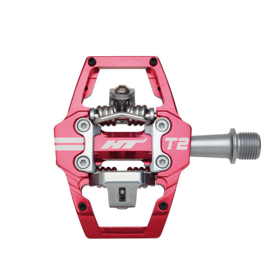 Pedali HT COMPONENTS ENDURO T2 Rosso