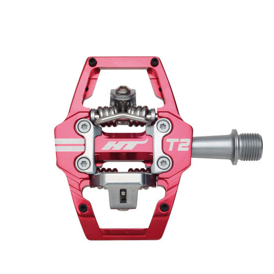 HT COMPONENTS Pedali T2 Rosso