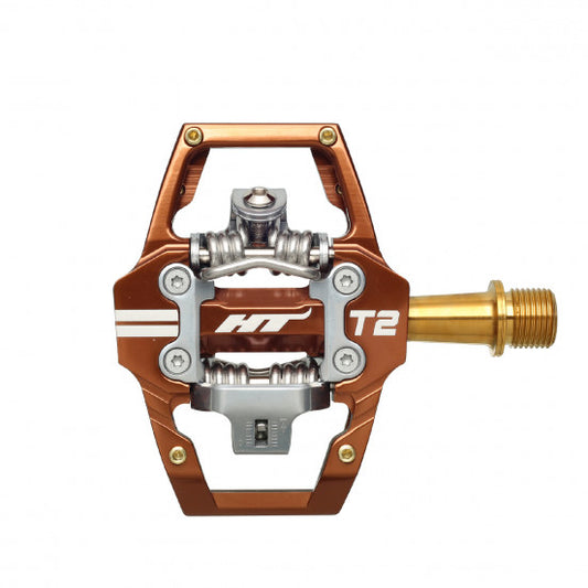 Pedali HT COMPONENTS T2 in bronzo titanio