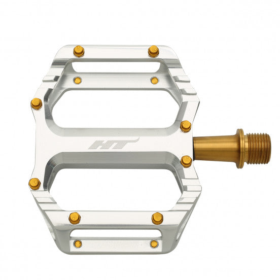 HT COMPONENTS AR09T Pedali piatti argento