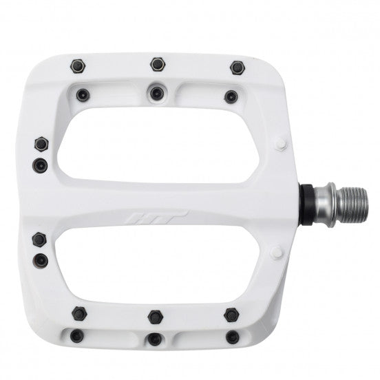 HT COMPONENTS NANO-P Pedali piatti PA03A Bianco