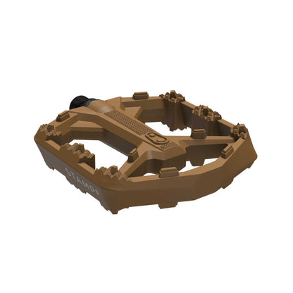 Pedali Flat CRANKBROTHERS STAMP 0 Small Marrone