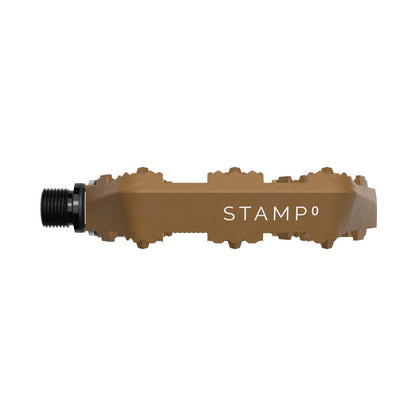 Pedali Flat CRANKBROTHERS STAMP 0 Small Marrone