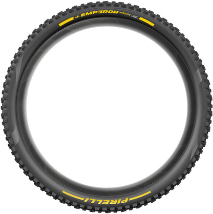 Copertone PIRELLI SCORPION EMPEROR 29x2.50 Supersoft DH+Wall Tubeless Ready pieghevole nero/giallo Team Edition