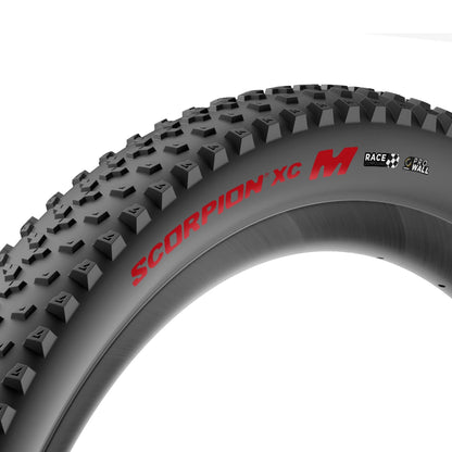 Copertone PIRELLI SCORPION RACE XC M ProWall 29x2.40 Tubeless Ready pieghevole nero/rosso
