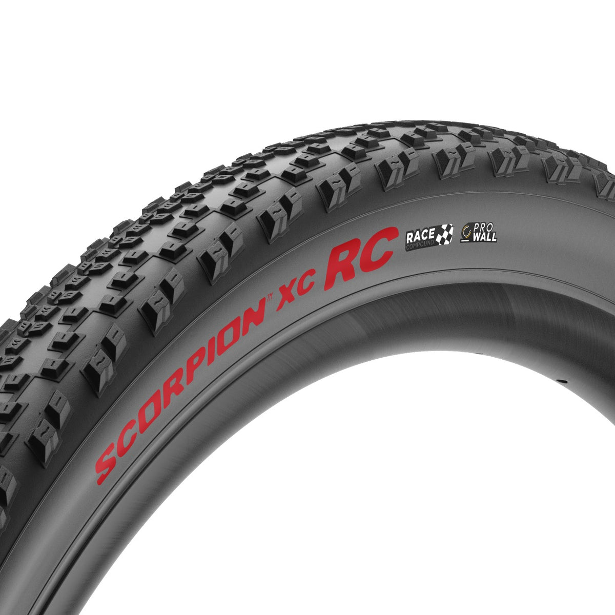 Copertone PIRELLI SCORPION RACE XC RC ProWall 29x2.40 Tubeless Ready pieghevole nero/rosso