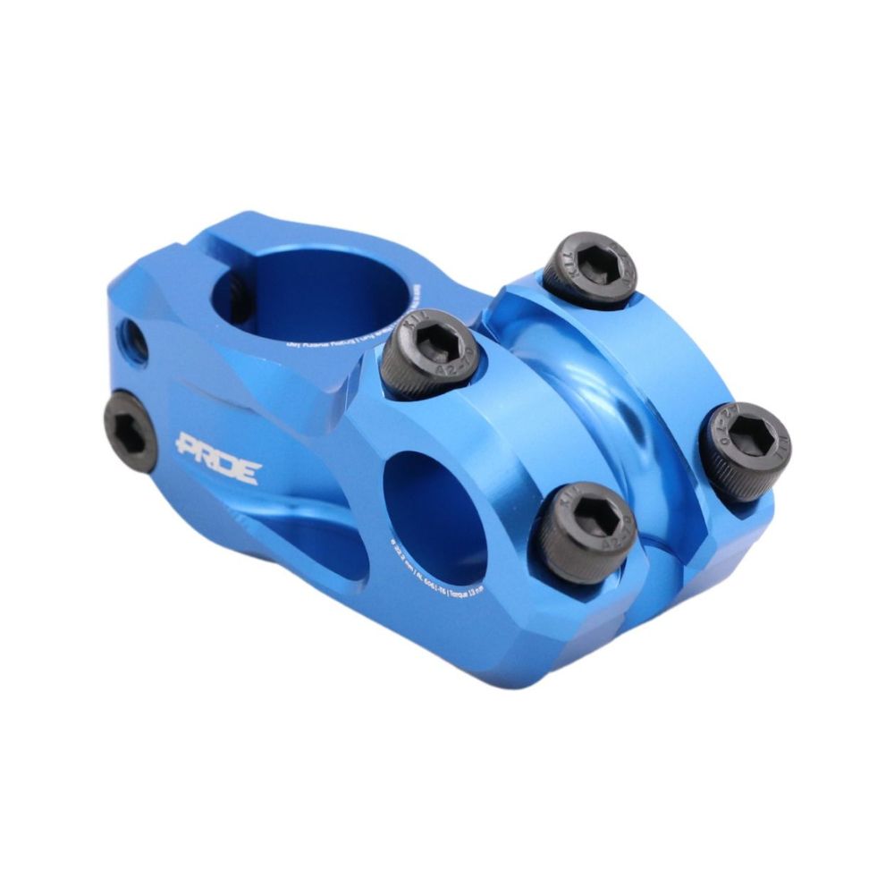 Attacco Manubrio PRIDE CAYMAN V2 Ø22.2mm Blu