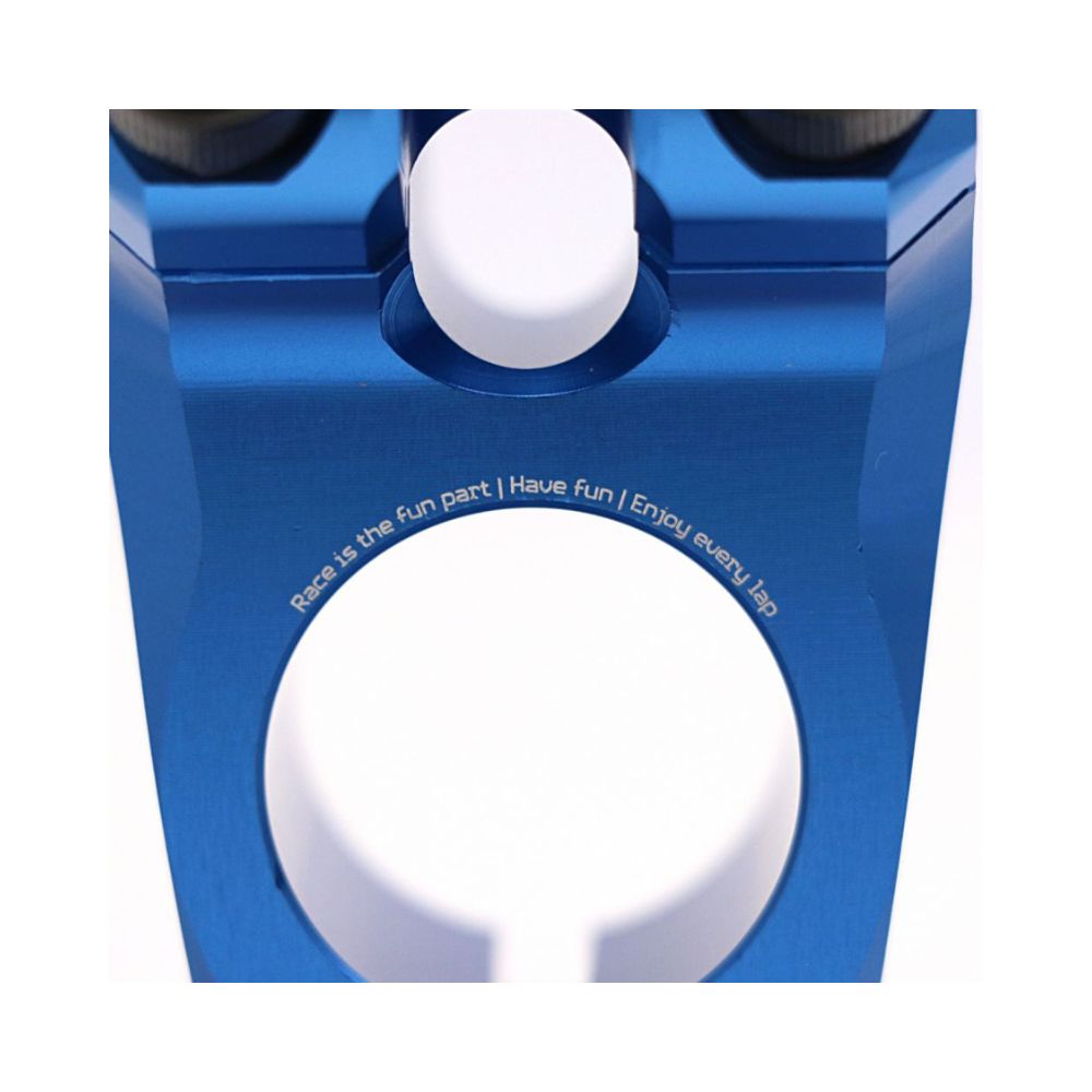 Attacco Manubrio PRIDE CAYMAN V2 Ø22.2mm Blu