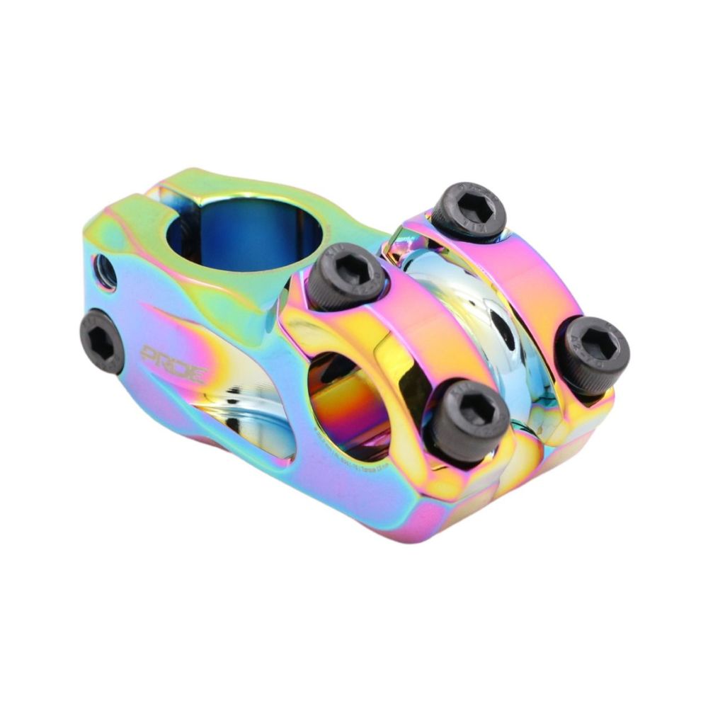 Attacco Manubrio PRIDE CAYMAN V2 Ø22.2mm Oil Slick
