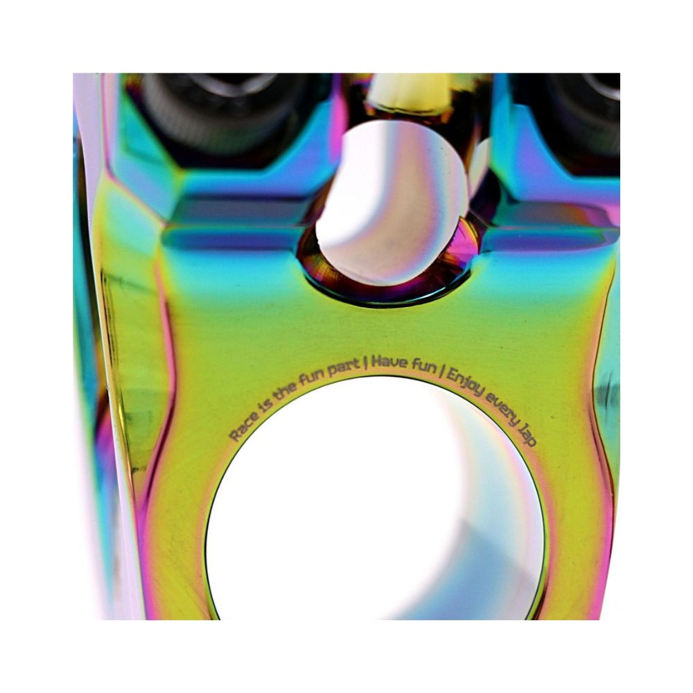 Attacco Manubrio PRIDE CAYMAN V2 Ø22.2mm Oil Slick