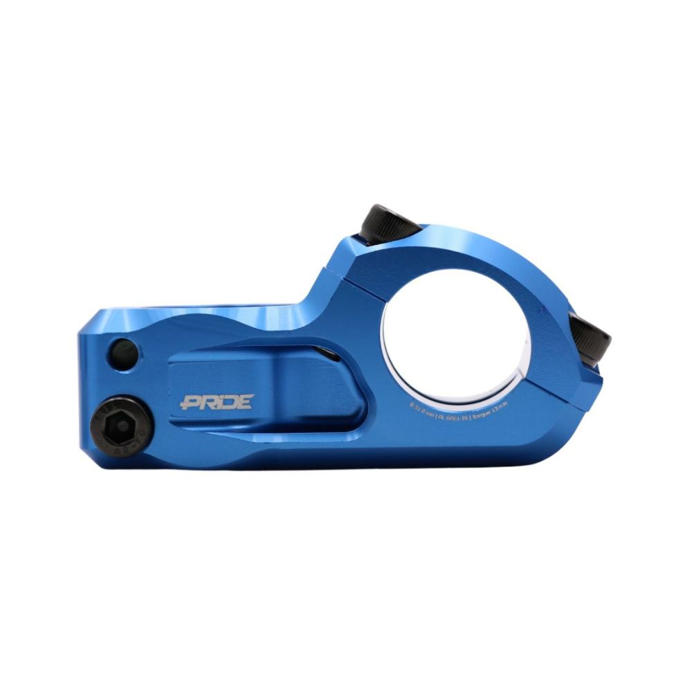 Attacco Manubrio PRIDE CAYMAN V2 Ø31.8mm Blu