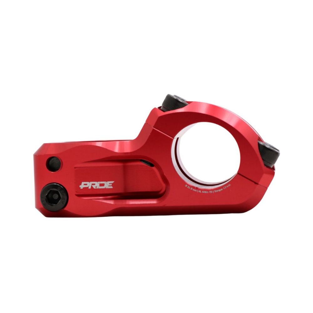 Attacco Manubrio PRIDE CAYMAN V2 Ø31.8mm Rosso