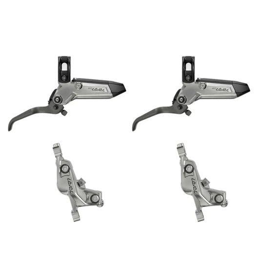 Coppia di freni SRAM LEVEL ULTIMATE STEALTH a 4 pistoncini Argento