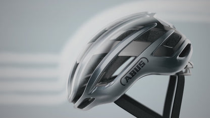 Casco da Strada ABUS AIRBREAKER 2.0 Shiny Bianco