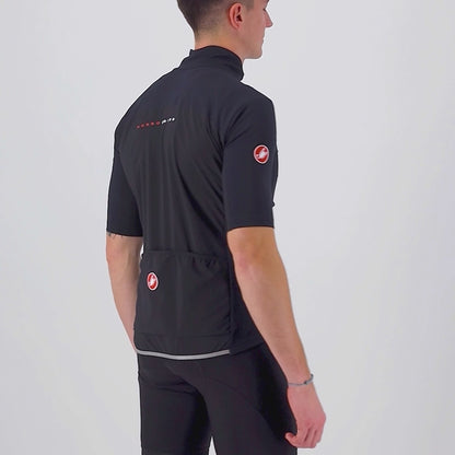 Maglia CASTELLI PERFETTO RoS 2 WIND Maniche Corte Nero