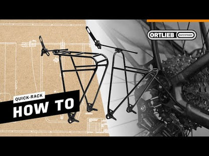 Portapacchi ORTLIEB QUICK RACK XL Nero