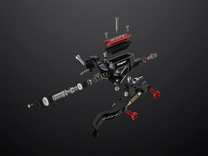 Freno Posteriore HOPE TECH 4 EVO X2 FM Aviation Argento/Arancione