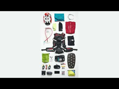Zaino con Dorsale Integrata USWE FLOW 16 L Nero/Rosso