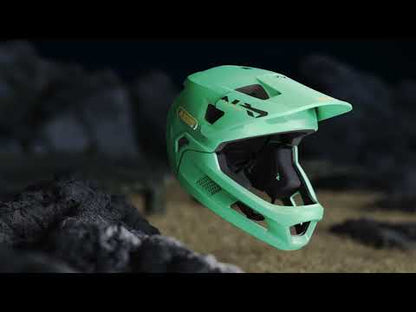 Casco MTB ABUS YOUDROP FF Junior Midnight Blu
