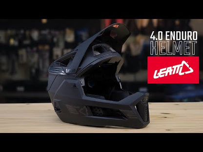 Casco MTB LEATT MTB GRAVITY 4.0 Stealth Nero/Grigio
