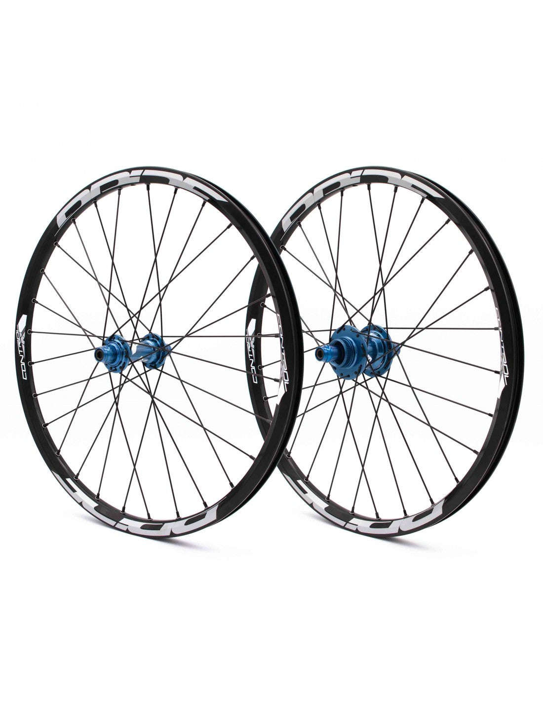 Coppia di Ruote PRIDE 20" (451mm) Control V1 Disc Assi 10/10mm Blu
