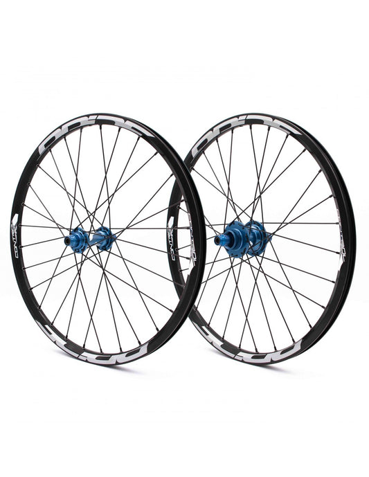 Coppia di Ruote PRIDE 20" (451mm) Control V1 Disc Assi 10/10mm Blu