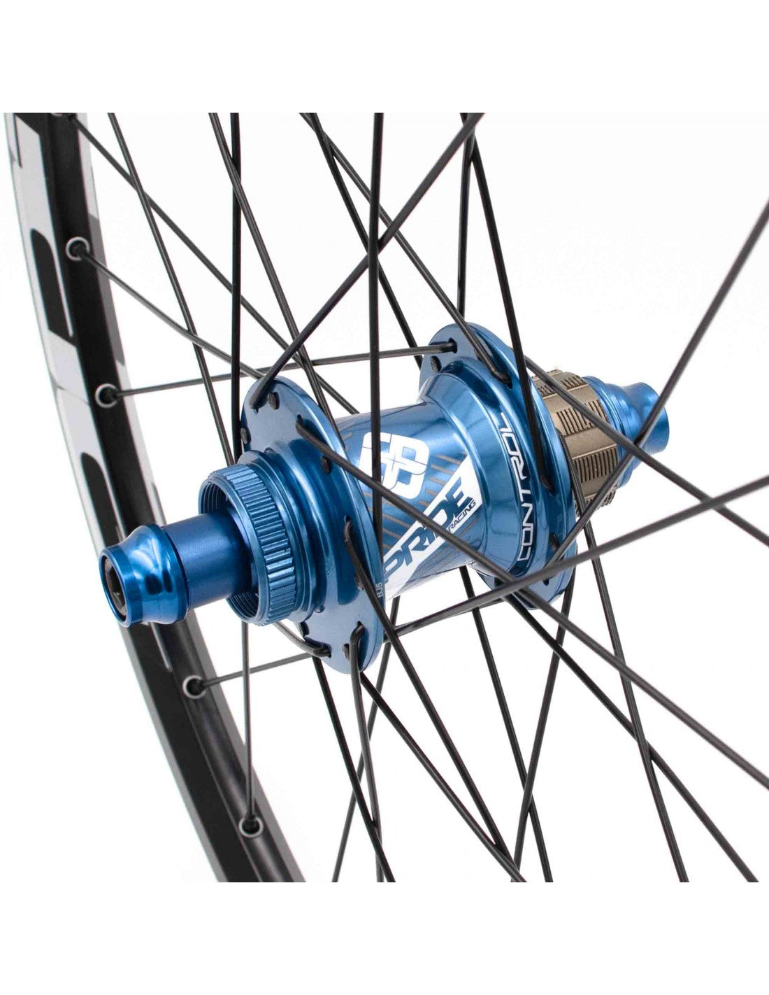 Coppia di Ruote PRIDE 20" (451mm) Control V1 Disc Assi 10/10mm Blu