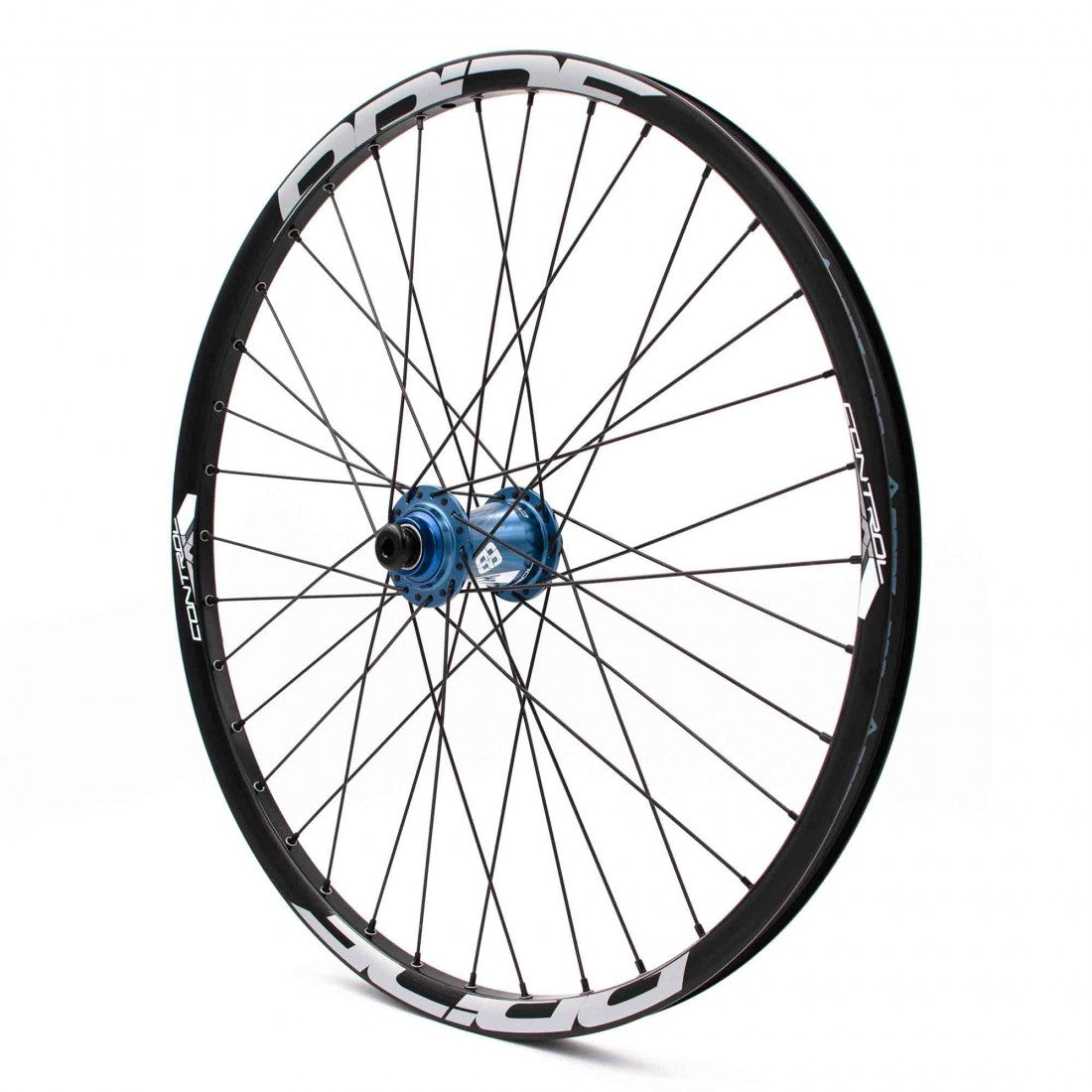 Coppia di Ruote PRIDE 24" (507mm) Control V1 Disc Assi 20/10mm Blu
