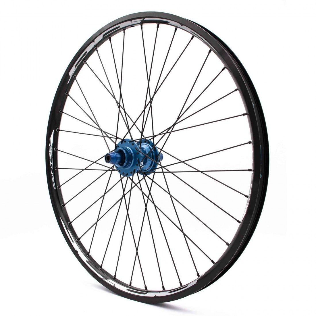 Coppia di Ruote PRIDE 24" (507mm) Control V1 Disc Assi 20/10mm Blu