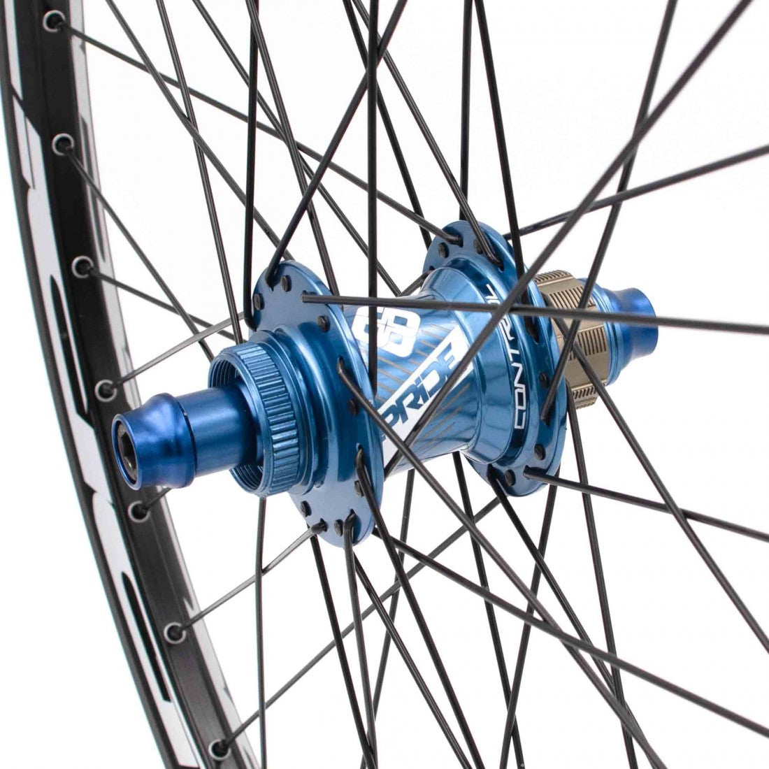Coppia di Ruote PRIDE 24" (507mm) Control V1 Disc Assi 20/10mm Blu