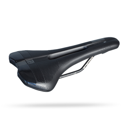 Sella PRO GRIFFON GEL 142mm Rotaie Inox Nera