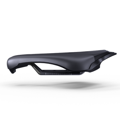 Sella PRO TSA TT/Tri 1.2 STEALTH AERO 132mm Rotaie Inox Nera