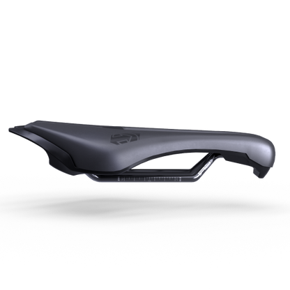 Sella PRO TSA TT/Tri 1.2 STEALTH AERO 132mm Rotaie Inox Nera