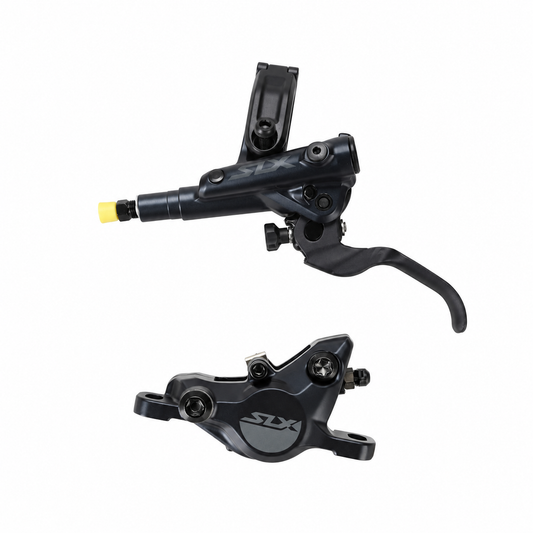 Freno SHIMANO SLX M7100 J-Kit — leva e pinza su sfondo bianco