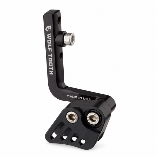 Guidacatena WOLF TOOTH GNARWOLF con attacco a saldare, 34/46 denti — vista del prodotto su sfondo bianco
