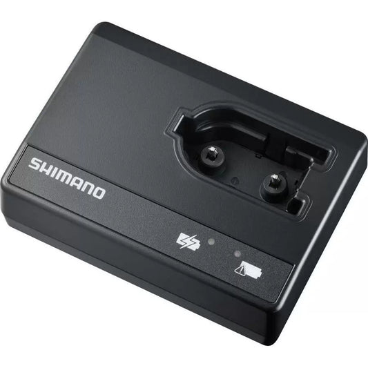 Caricabatterie SHIMANO SM-BCR1 — vista prospettica dall'alto