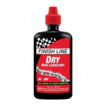 Lubrificante per Catena FINISH LINE DRY LUBE Teflon - Tutte le Condizioni (120 ml)