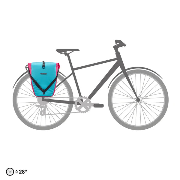 Borsa portapacchi ORTLIEB BACK ROLLER 20 L Cyber Blue/Pink