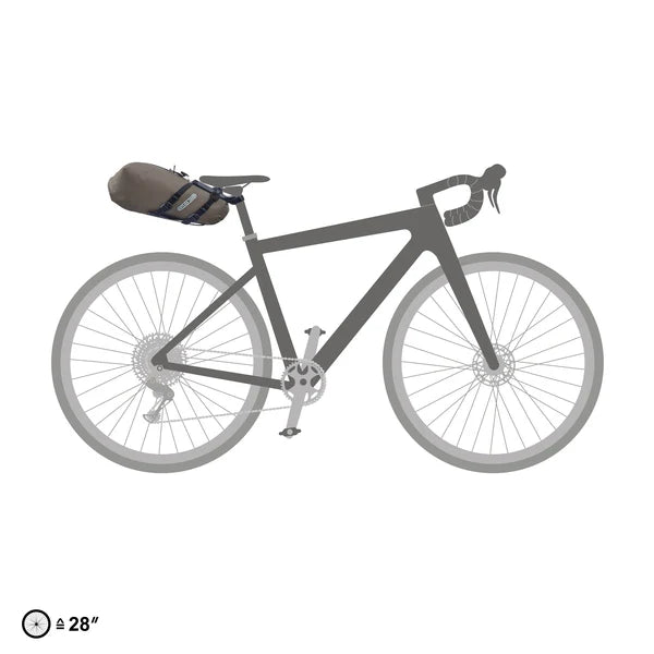 ORTLIEB SEAT PACK QR 7,5 L Borsa da sella grigia