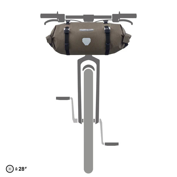 Borsa da manubrio ORTLIEB HANDLEBAR PACK FLEX 9 L Beige