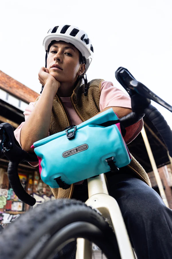 Borsa da manubrio ORTLIEB VELO SLING 3 L Cyber Blue/Pink