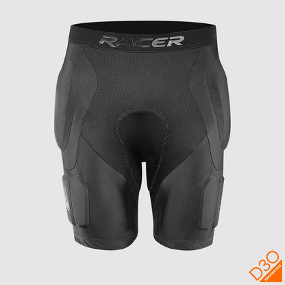 Sotto-Pantaloncino Protettivo RACER PROFILE SHORT 2 D3O Nero