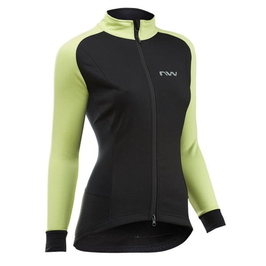 Giacca da donna NORTHWAVE RELOAD verde matcha/nera