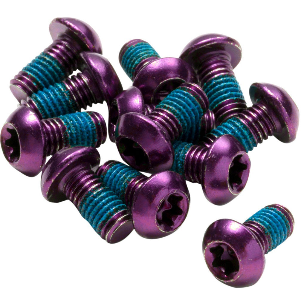Kit di 12 viti per disco REVERSE COMPONENTS anodizzate viola