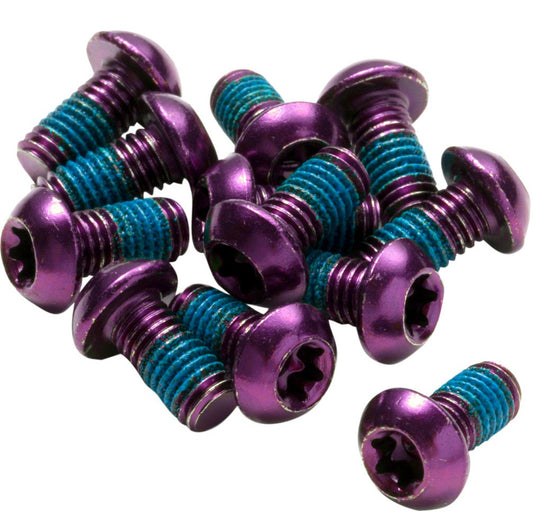 Kit di 12 viti per disco REVERSE COMPONENTS anodizzate viola