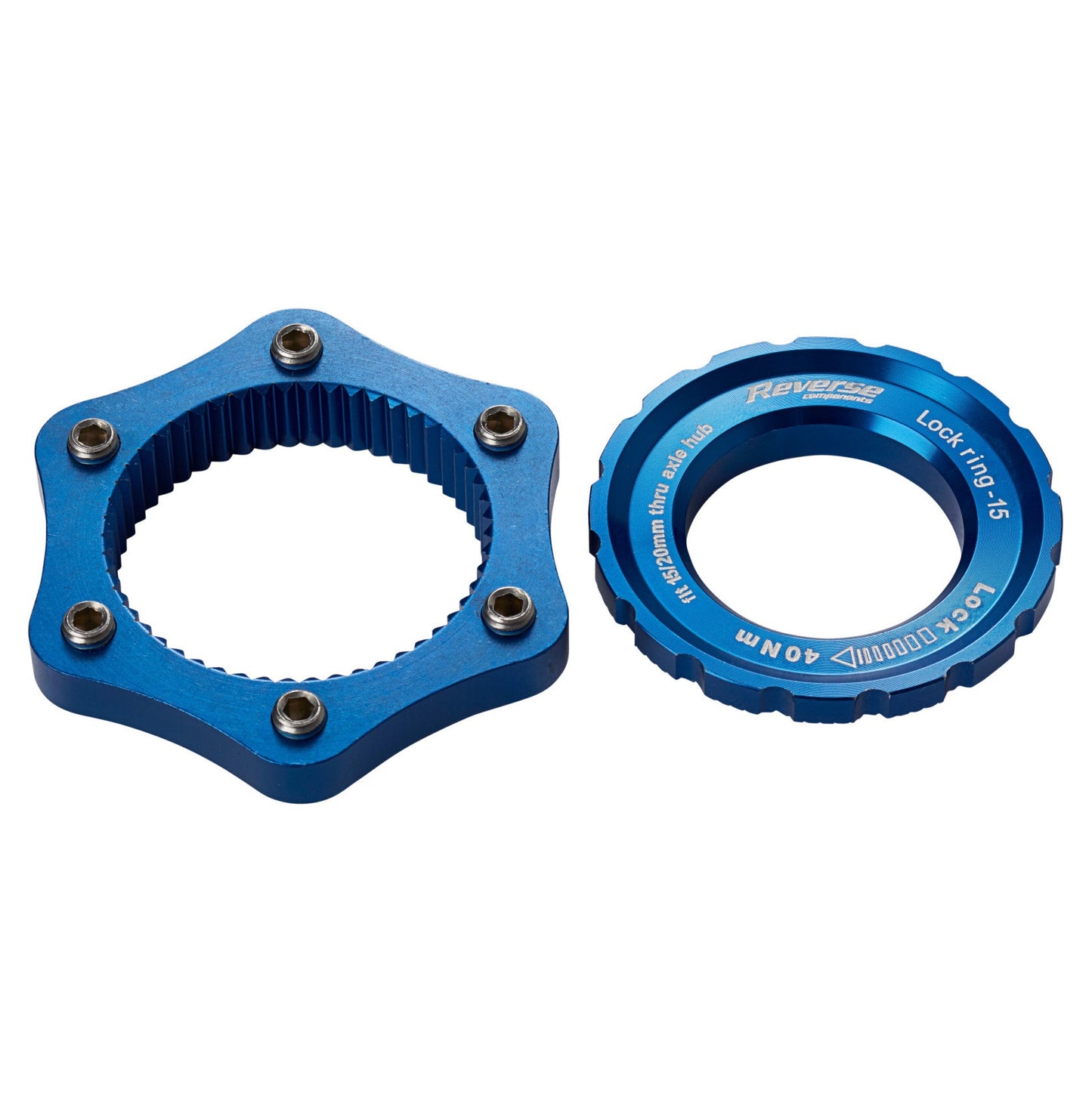 COMPONENTI INVERSE Adattatore Centerlock Blu
