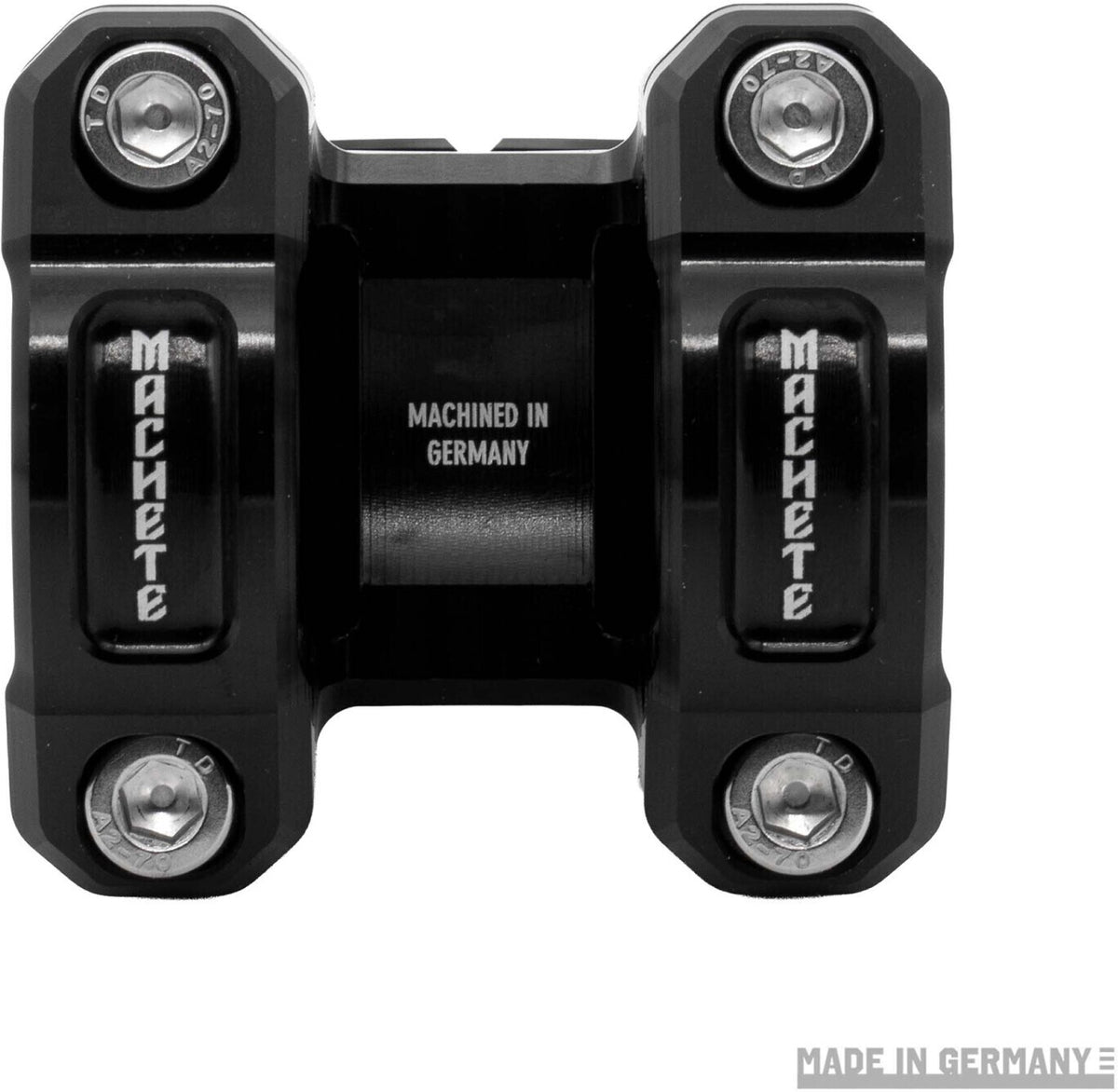 Attacco manubrio REVERSE MACHETE D-2 Enduro nero