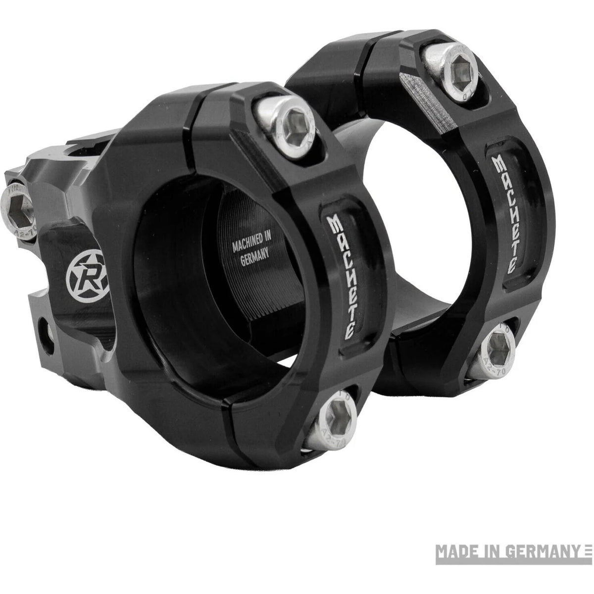 Attacco manubrio REVERSE MACHETE D-2 Enduro nero