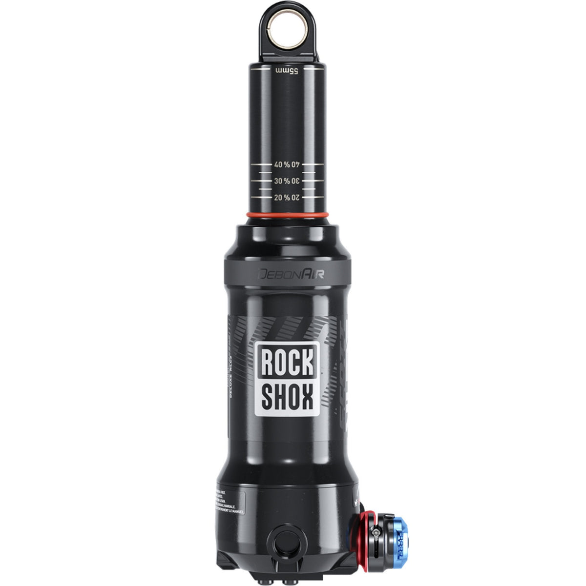 Ammortizzatore ROCKSHOX DELUXE NUDE RLC3 DEBONAIR 1 Token/1 Token Sealhead Mid Reb/Mid Comp per Scott Spark/Genius